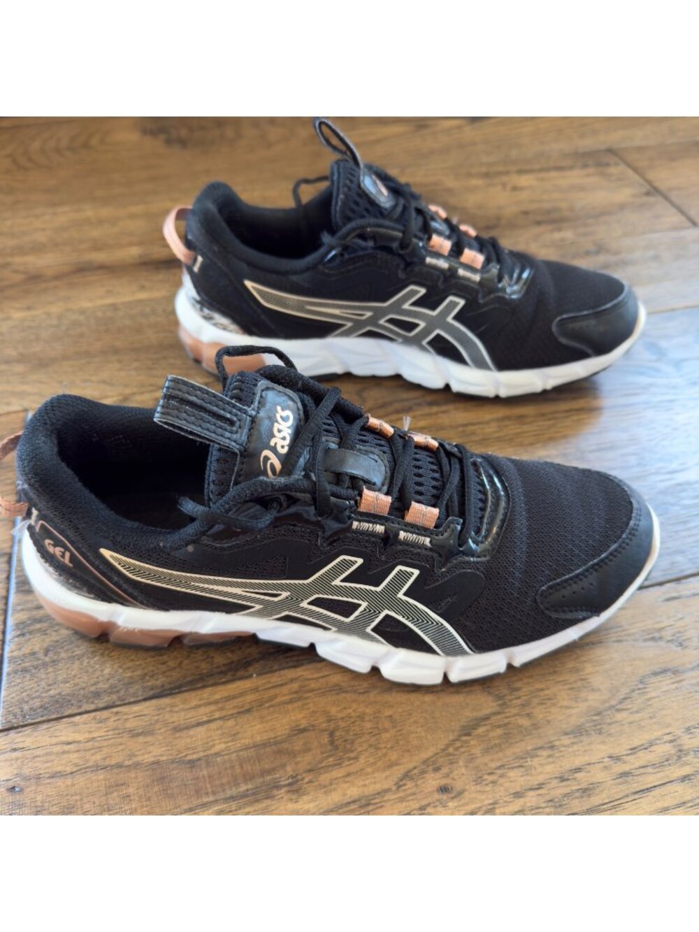 ASICS Gel Quantum 90 Women’s Size 9 Black Running Shoes 1202A345 Sneakers Gym
